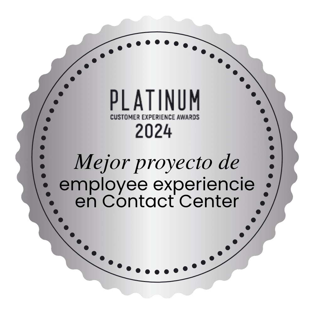 sello mejor proyecto del employee experience en contact center clicc
